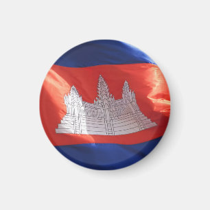 cambodian flag magnet