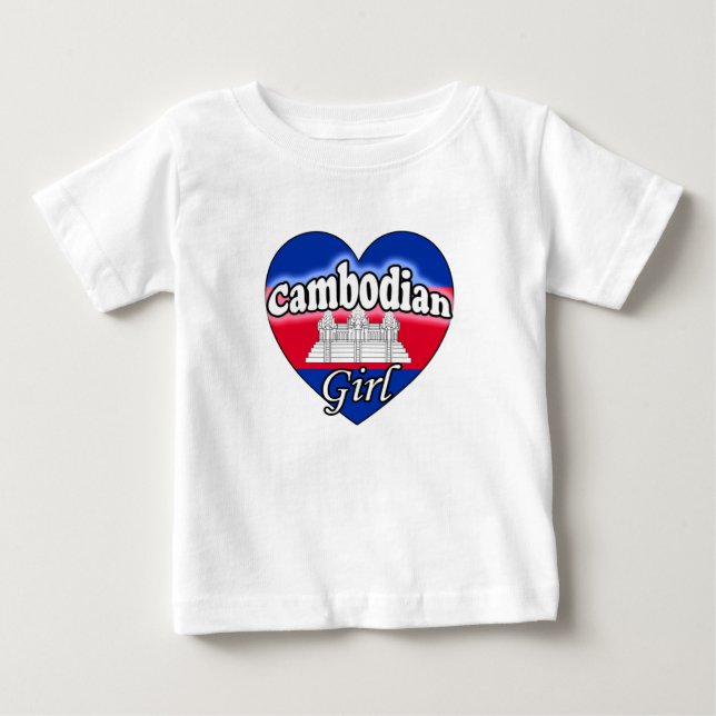 Cambodian Girl Baby T-Shirt (Front)