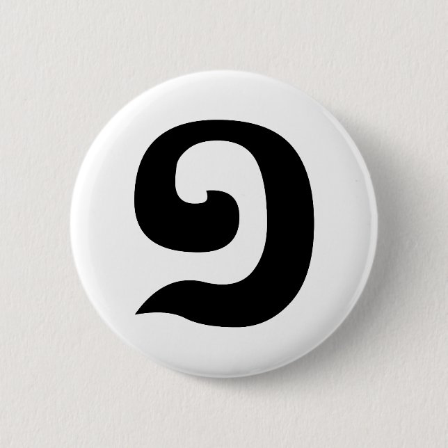 Cambodian Number 1 / One / ១ (Muəj) Khmer Language Pinback Button (Front)