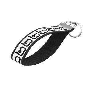Cambodian Number 2 / Two / ២ (Pi) Khmer Language Wrist Keychain