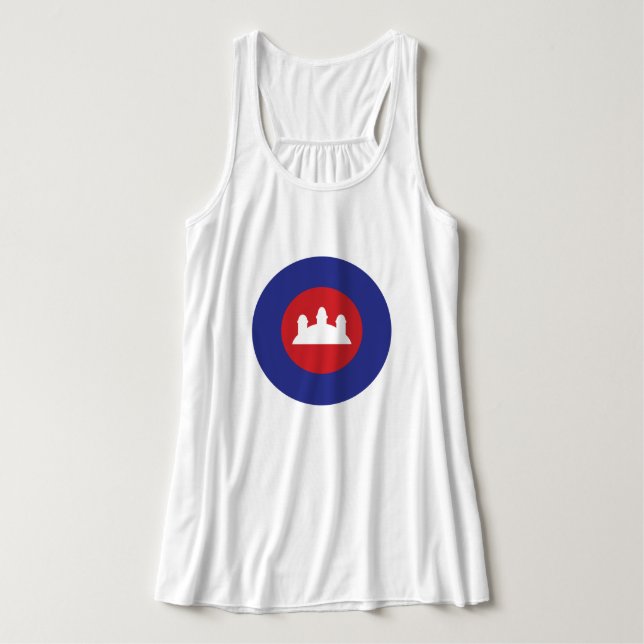 Cambodian Roundel Tank Top (Design Front)