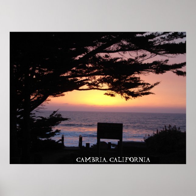 CAMBRIA, CALIFORNIA POSTER (Front)