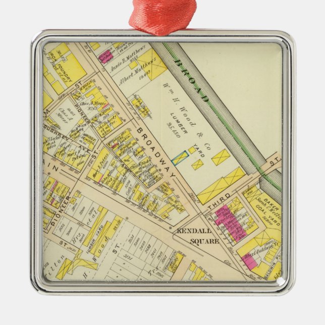 Cambridge Atlas 12 Metal Ornament (Front)