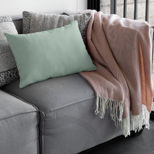 Cambridge blue Trend Simple Plain Solid Color Lumbar Pillow