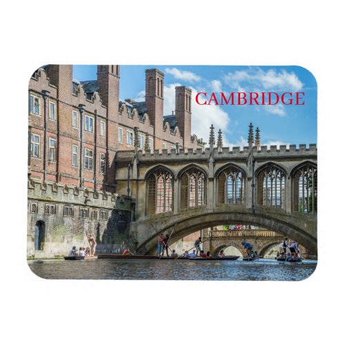 Cambridge Bridge of Sighs view fridge magnet