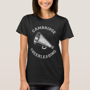 Cambridge Cheer Distressed Retro 90's Cheerleader T-Shirt