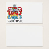 Cambridge coat of arms (Front & Back)