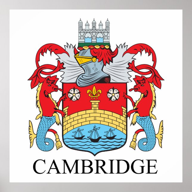 Cambridge coat of arms poster (Front)