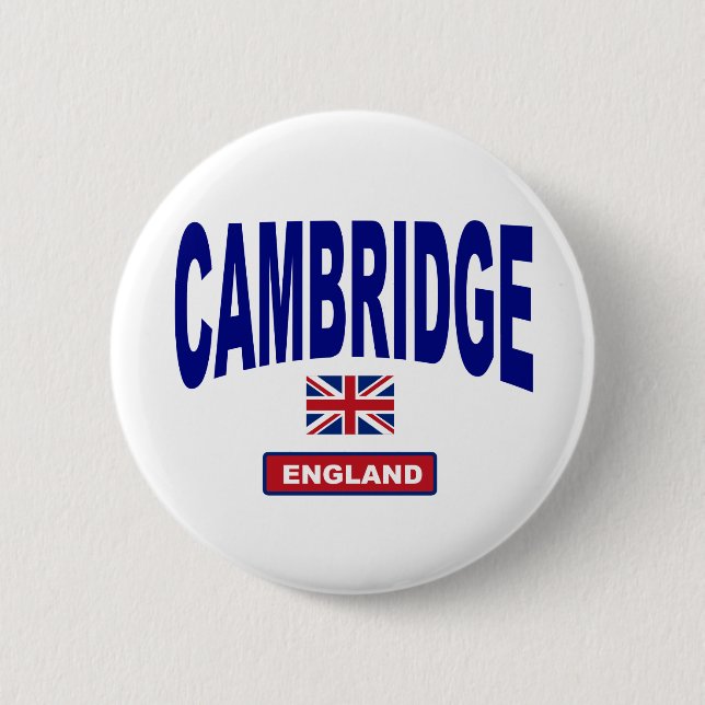 Cambridge England Pinback Button (Front)