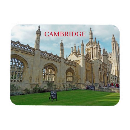 Cambridge Kings College view fridge magnet