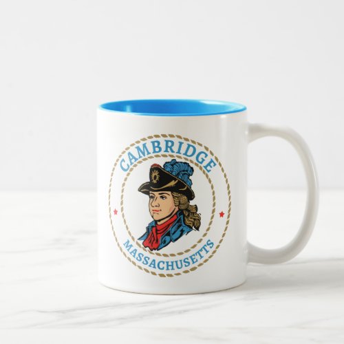 Cambridge Massachusetts Colonial Two_Tone Coffee Mug