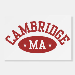 Cambridge, Massachusetts Vintage College Poster