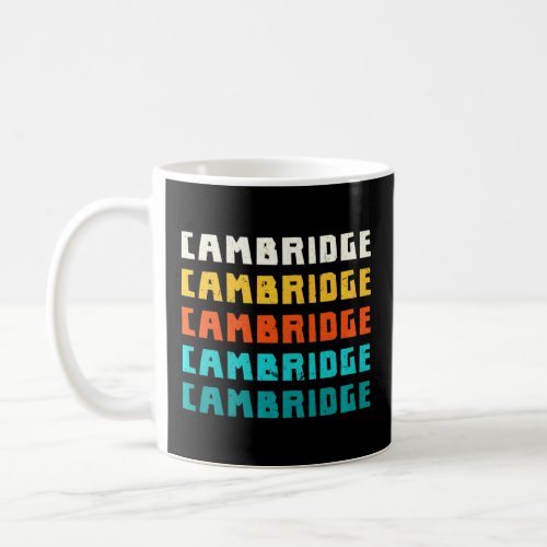 Cambridge Massachusetts Vintage Ma Retro Collectio Coffee Mug