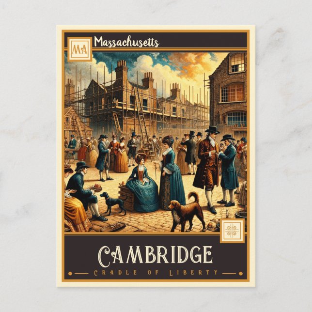 Cambridge, Massachusetts  | Vintage Postcard (Front)