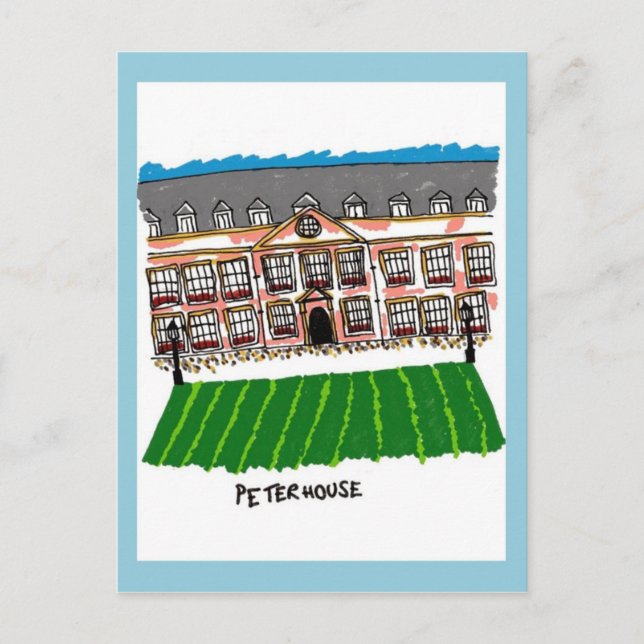 Cambridge Peterhouse Postcard (Front)