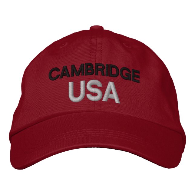 Cambridge USA Embroidered Baseball Cap (Front)