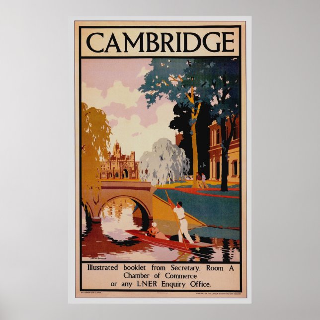 Cambridge Vintage Poster (Front)