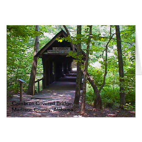 Cambron Covered Bridge Madison County Alabama