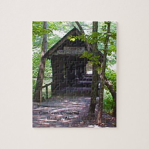 Cambron Covered Bridge Madison County Alabama Jigsaw Puzzle