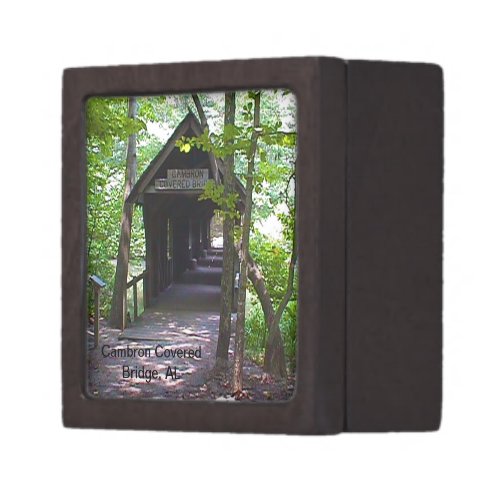 Cambron Covered Bridge Madison County Alabama Keepsake Box