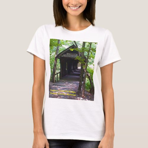 Cambron Covered Bridge Madison County Alabama T_Shirt