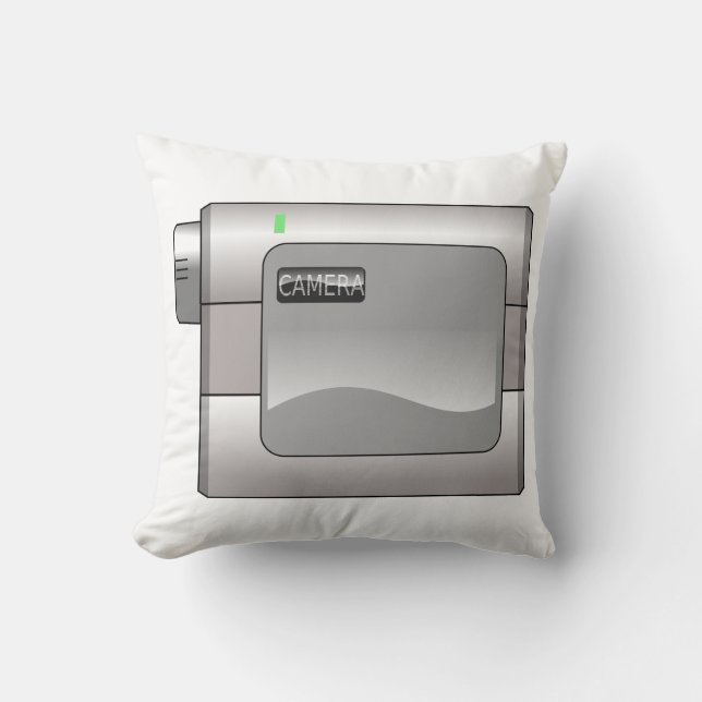 Camcorder Throw Pillow (Front)