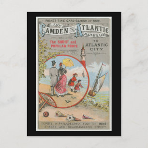 Camden and Atlantic Railroad Postcard