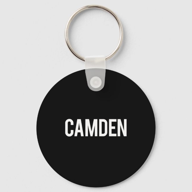Camden Cool New Jersey Nj Fan Funny Gift Tee  Keychain (Front)