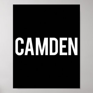Camden Cool New Jersey Nj Fan Funny Gift Tee  Poster