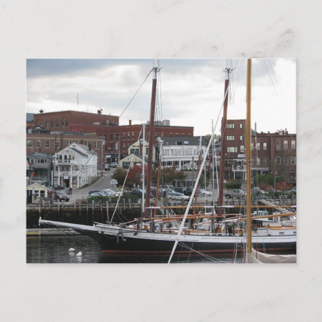 Camden Harbor Postcard (Front)