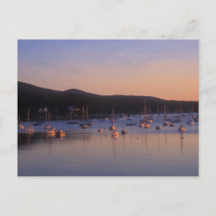 Camden Harbor Sunrise Postcard