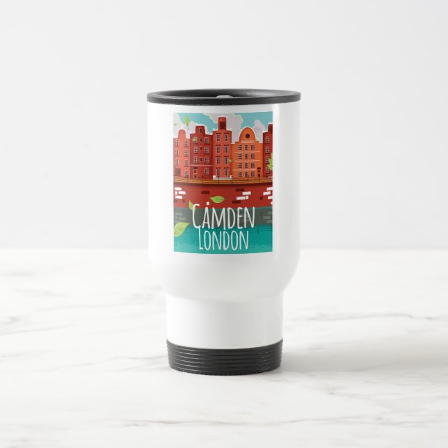 Camden, London vintage travel poster Mug (Center)