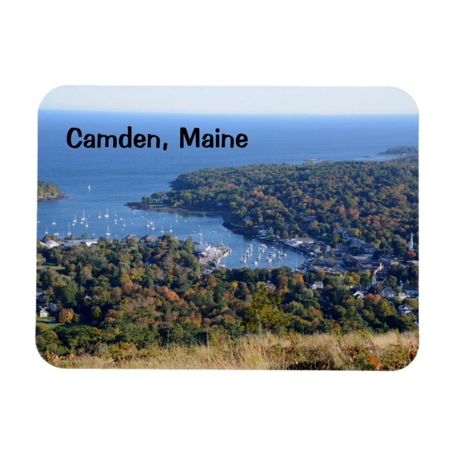 Camden, Maine harbor Magnet (Horizontal)