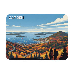 Camden Maine Travel Magnet