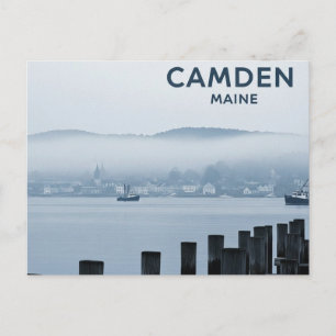 Camden Maine Travel Postcard