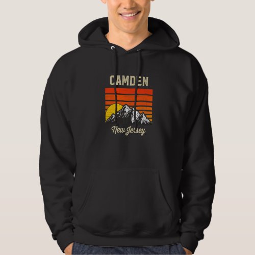 Camden New Jersey Hometown City State Usa Hoodie