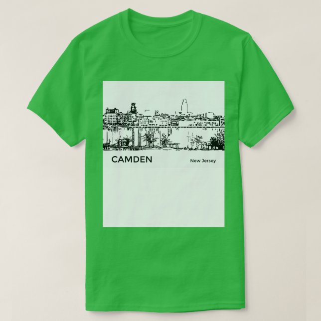 Camden New Jersey T-Shirt (Design Front)