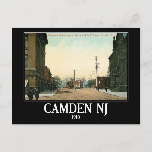 Camden New Jersey Vintage Postcard