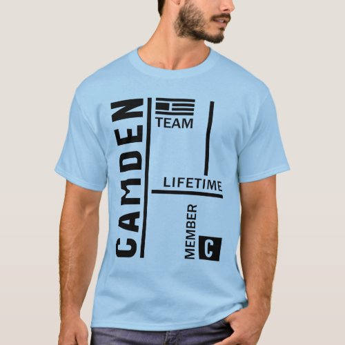 Camden Personalized Name Birthday Gift T_Shirt