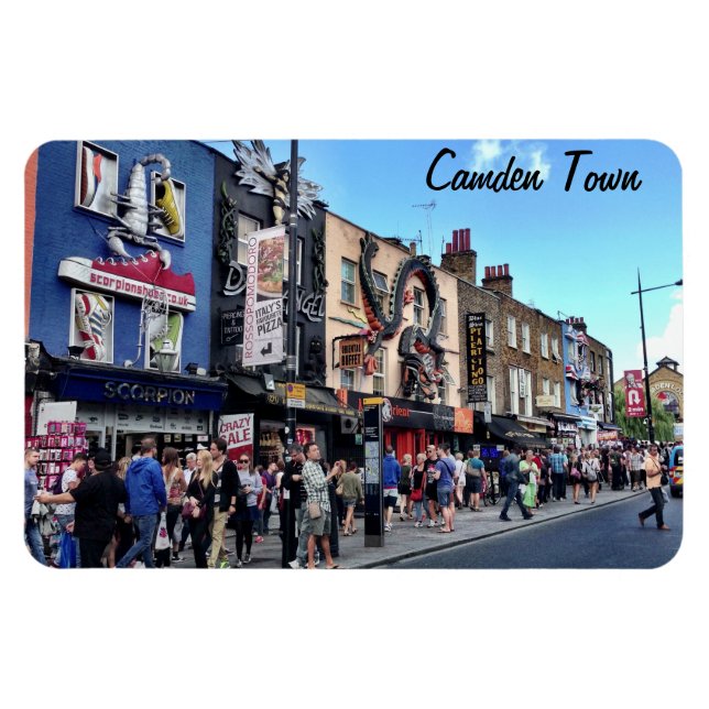 Camden Town 4"x6" Photo Magnet (Horizontal)
