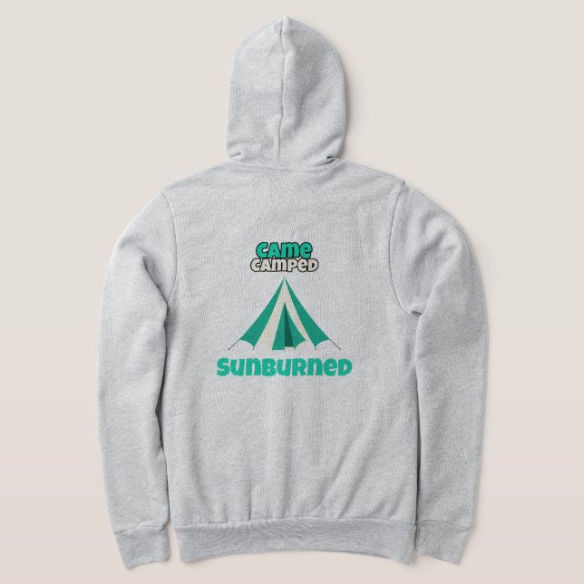 Came Camped Sunburned Desert Camping Hoodie (Laydown Back)