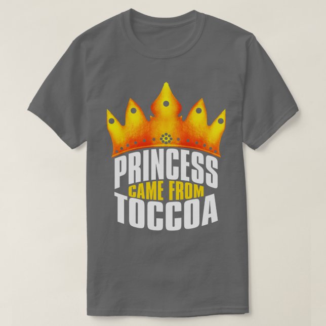 Came From Toccoa Toccoa Georgia TShirt (Design Front)