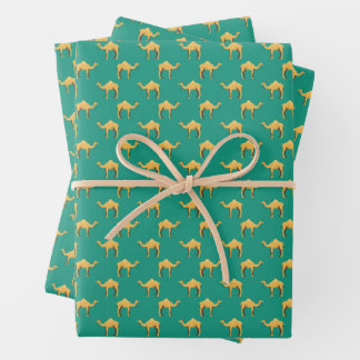 Camel Animal Arabic Wrapping Paper Sheets