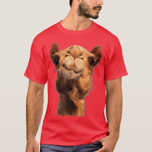 Camel Animal Face  T_Shirt