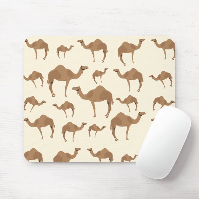 Camel Animal Pattern Mouse Pad (With Mouse)