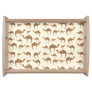 Camel Animal Pattern Serving Tray