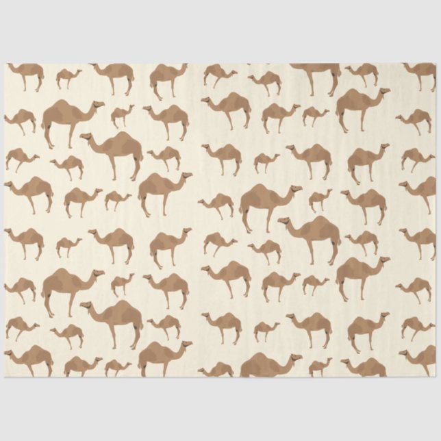 Camel Animal Pattern Tissue Paper (Front)