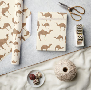 Camel Animal Pattern Wrapping Paper