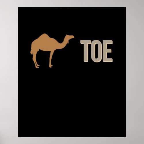 Camel Animal Toe Lover Camels Pet Owner Graphic Poster