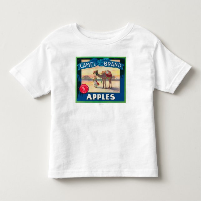 Camel Apple Label - Washington State Toddler T-shirt (Front)